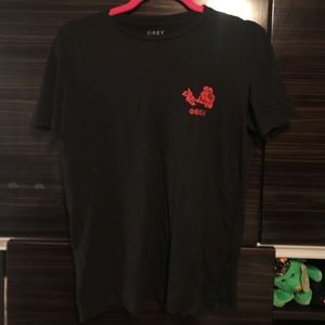 Obey Flower Red Shirt